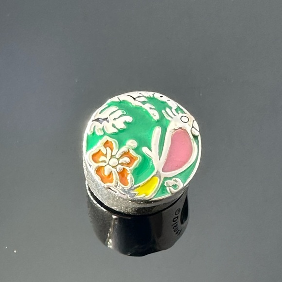 Pandora Disney Tiki Room Silver Charm 925 Ale with gift box #154 - Picture 1 of 7